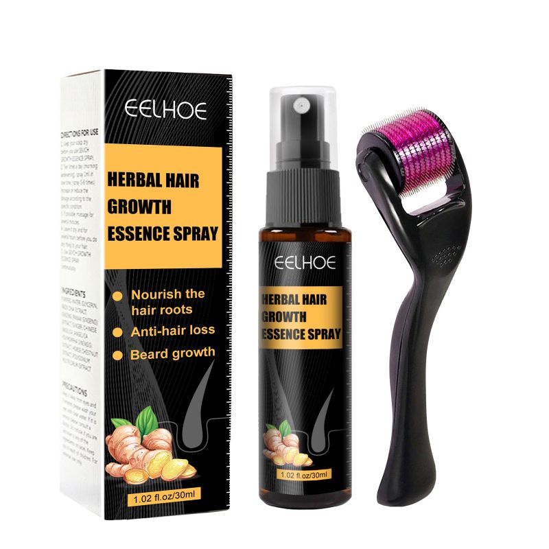 Eelhoe Herbal Hair Growth Essence Spray Penumbuh Rambut Rontok Botak anti hair loss aminexil Hair Tonic