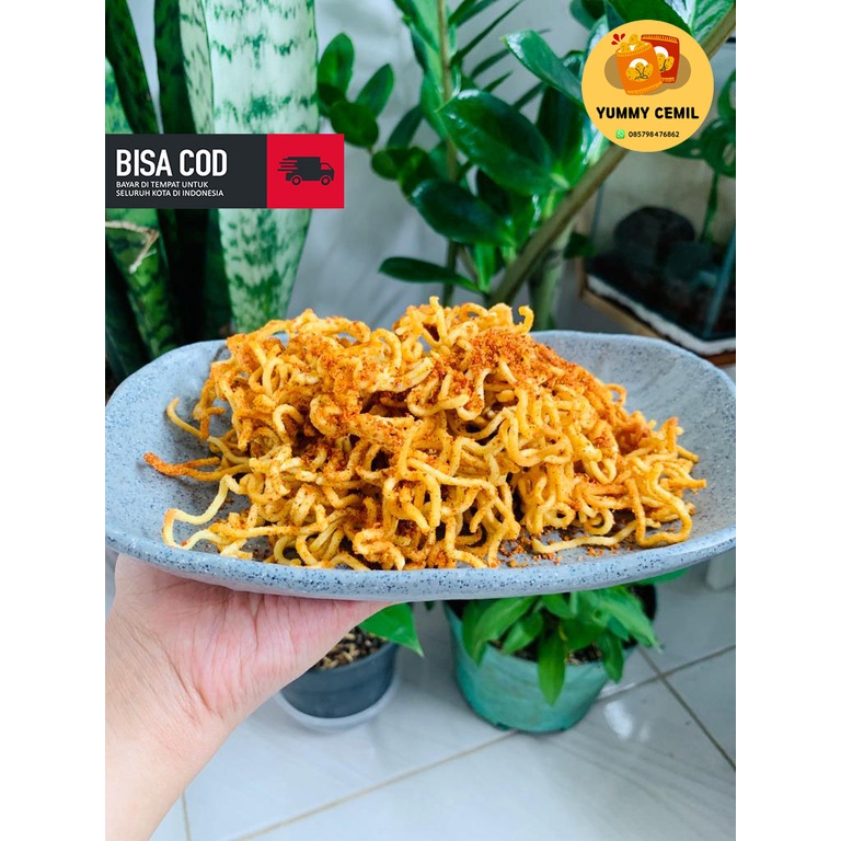 

COD Cemilan Mie Kriuk Pedas Murah Bikin Nagih cocok untuk cemilan saat santai