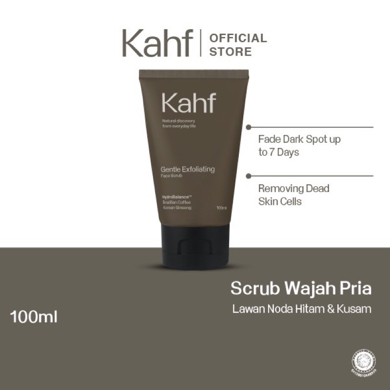 KAHF Gentle Exfoliating Face Scrub 100 ml