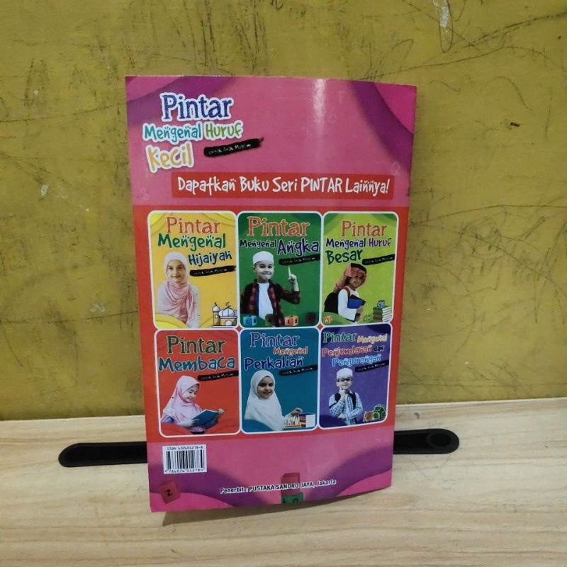 Buku anak tk &amp; paud pintar mengenal huruf kecil