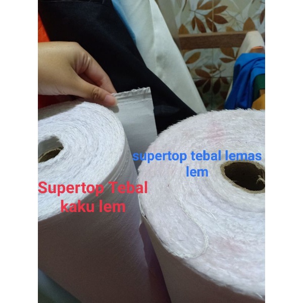 Kain Supertop,kain keras Jepang ,kain keras lem,ada yang kaku tebal,ada yang tebal lemas dikit