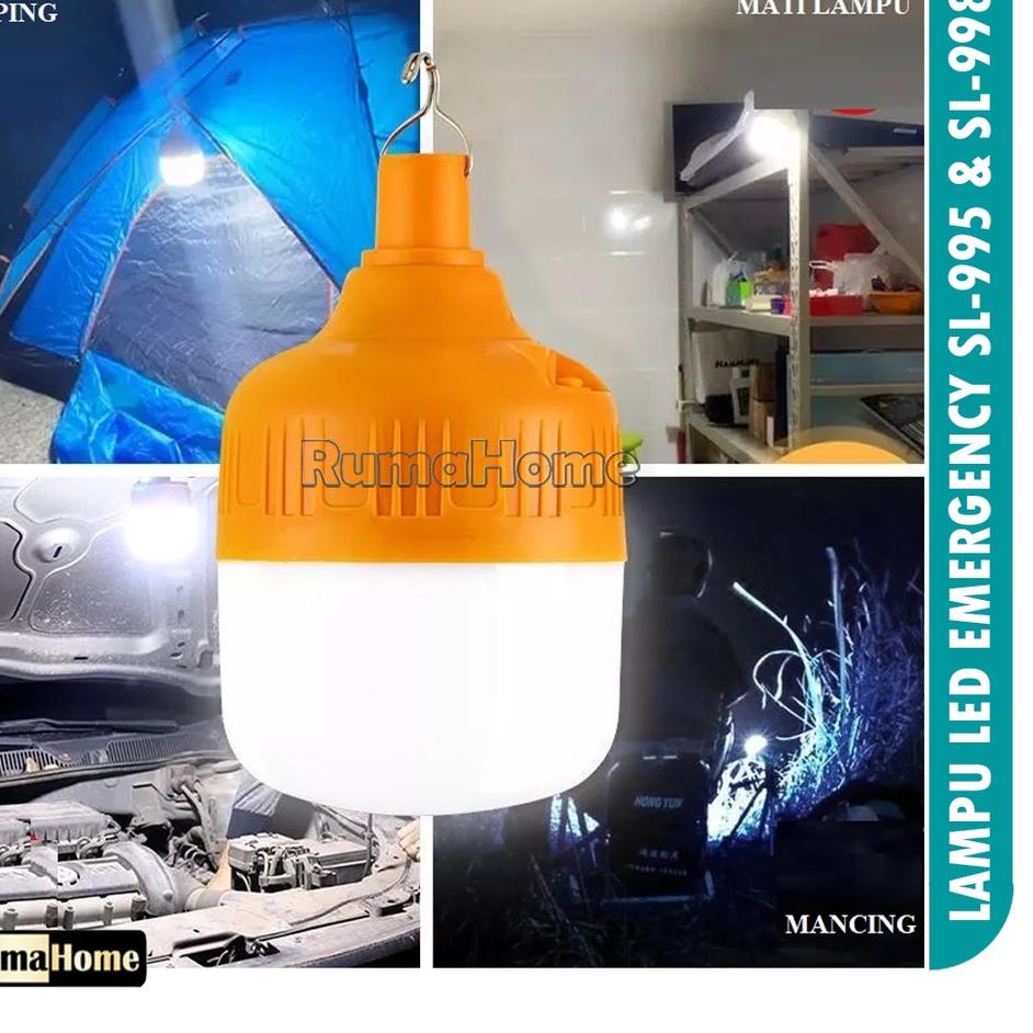 [KODE ABJN9] Lampu emergency, lampu tenda camping waterproof / lampu angkringan rechargeable