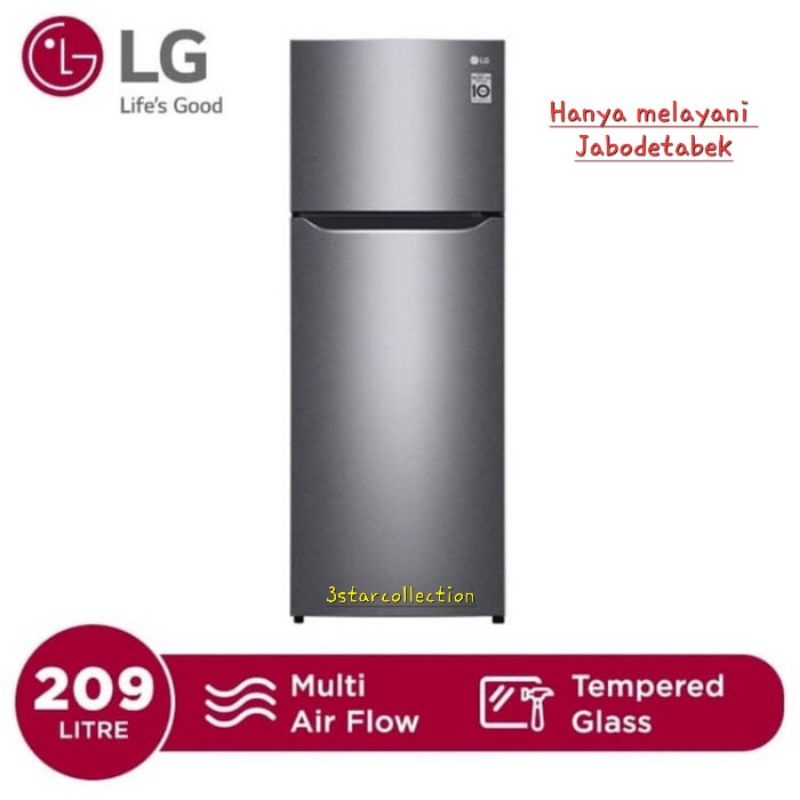 Kulkas 2 Pintu LG GNB215SQMT Garansi Resmi / Lemari ES LG 2 pintu terbaru