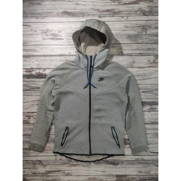 Nike Tech Hoodie Zipper Second Grey