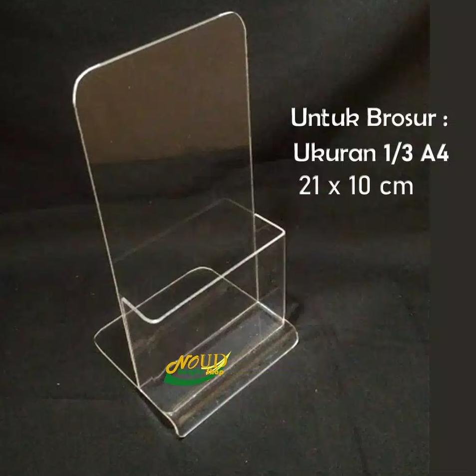 

Produk Favorit Tempat brosur Akrilik Acrylic 1/3 A4 Model 2