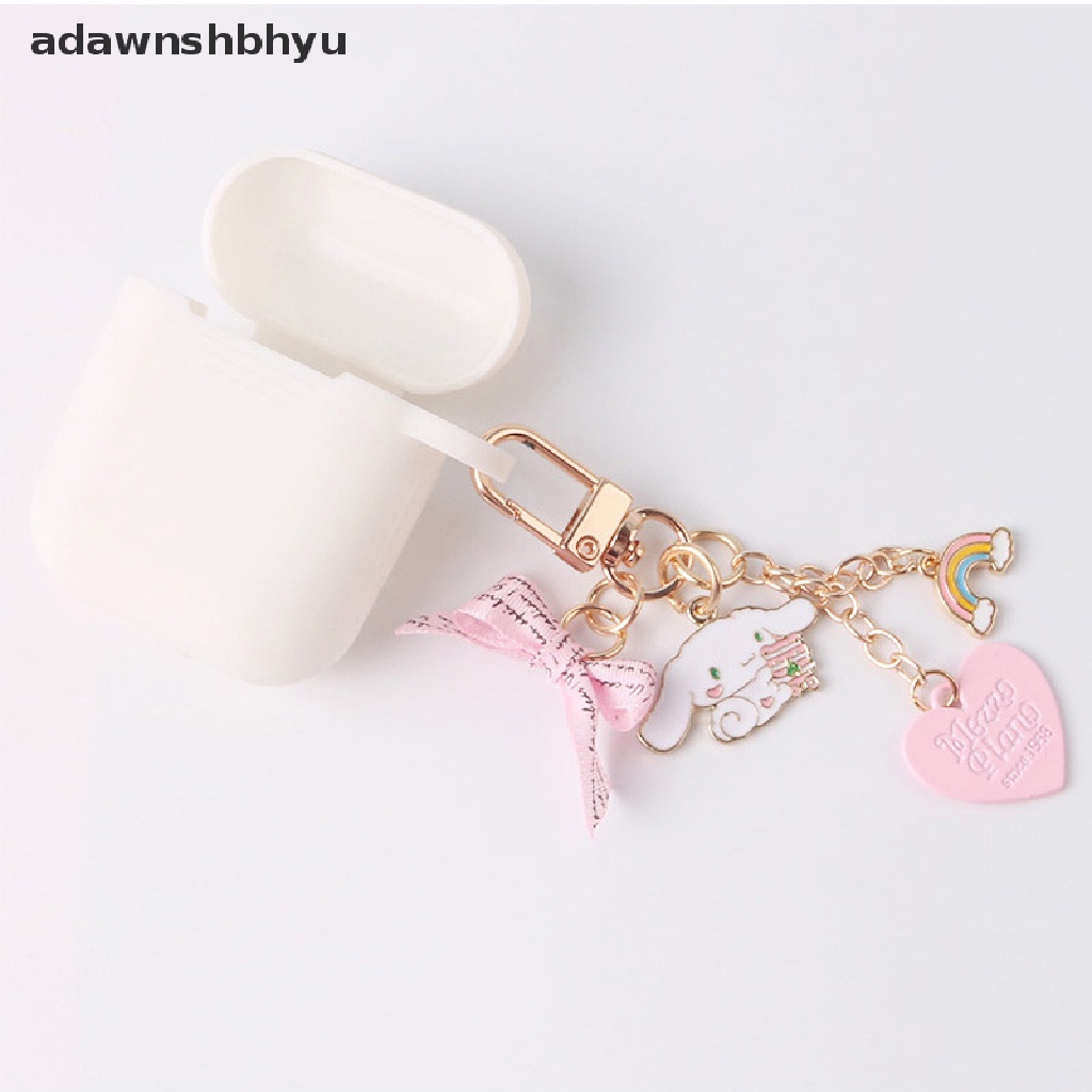 Adawnshbhyu Gantungan Kunci Anak Perempuan Lucu Gantungan Kunci Mobil Key Chains Bag Decor Pink Rosette Rain Pendant ID