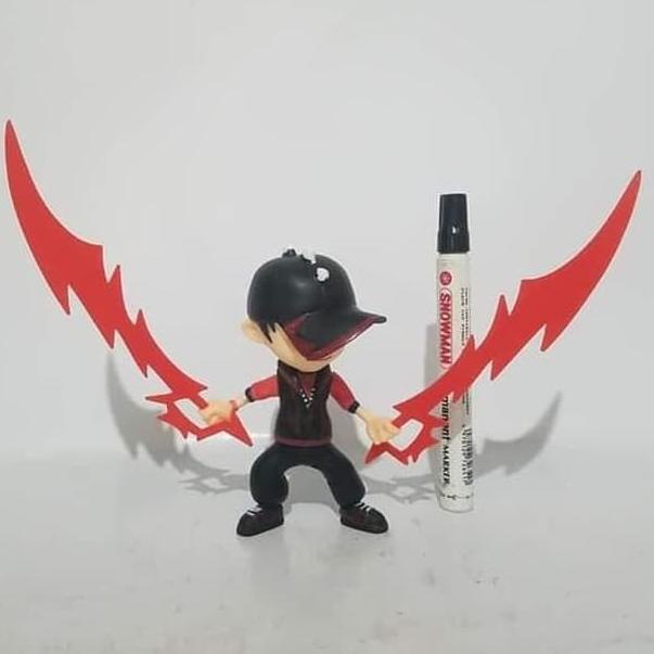 Mainan action figure Boboiboy halilintar Boboiboy petir Artikulasi De