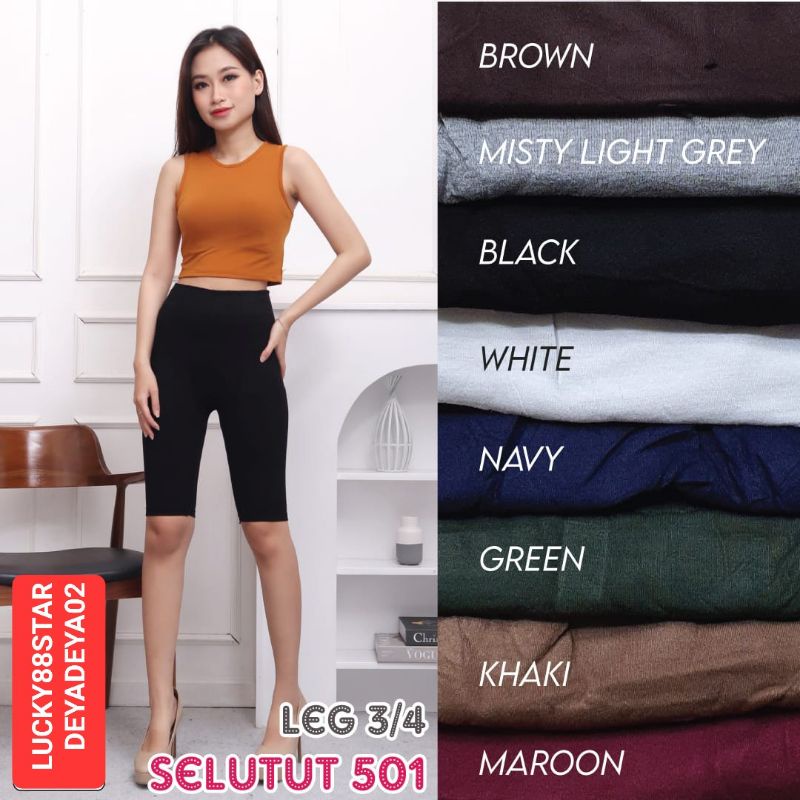 NEW LEGGING IMPORT POLOS 501/510 ALL VARIANT WARNA/LEGGING MURAH