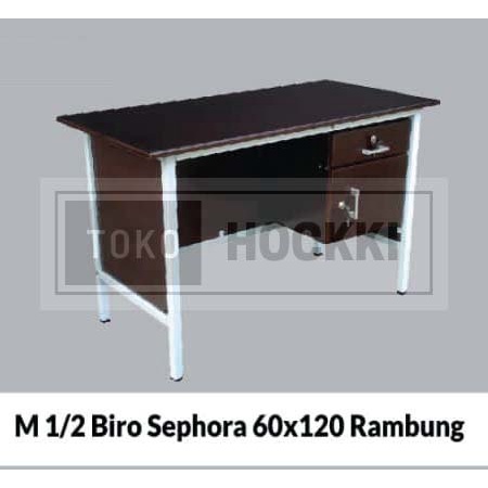 Meja Kerja kaki besi / Meja Kasir