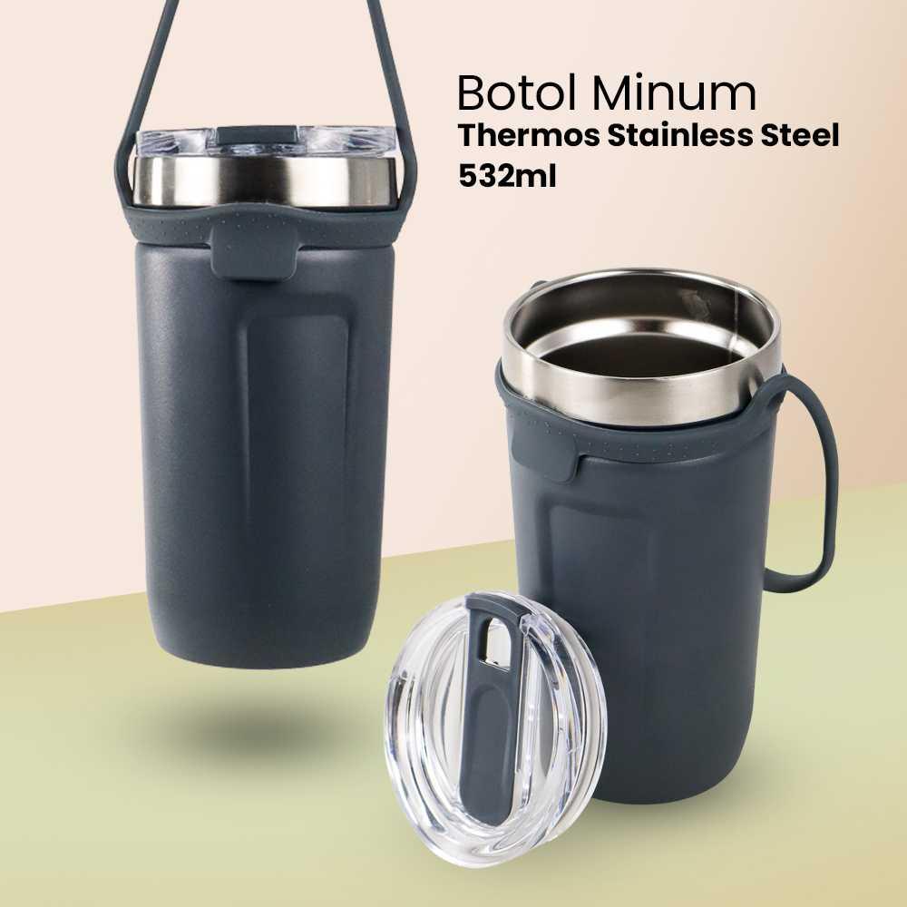 TYESO Botol Minum Mug Tumbler Thermos Stainless Steel 550 ml - TS-876