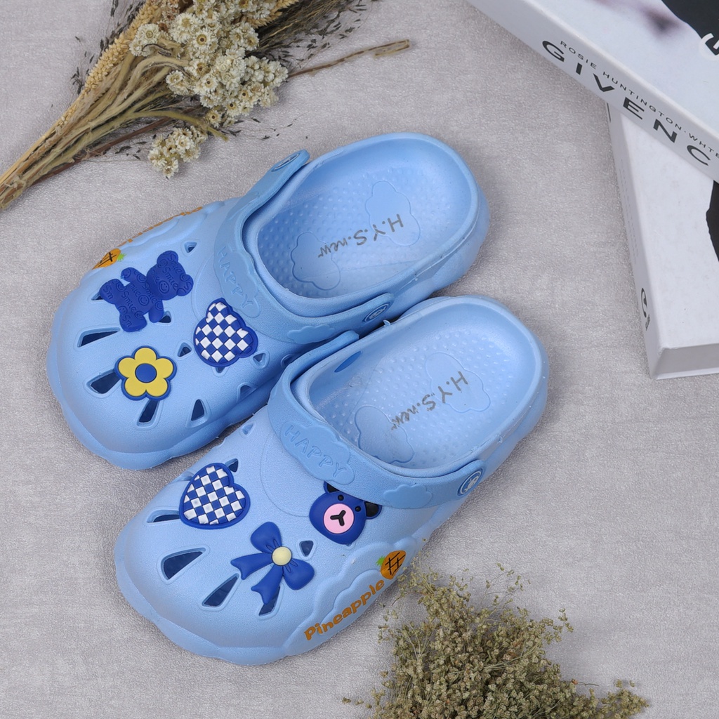 Sandal Anak Wanita Baim Bear Pita - Sandal Import Ukuran 26-35