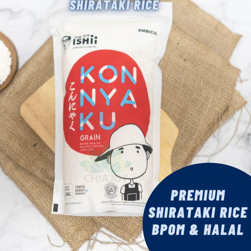 

GRATIS ONGKIR✅Beras Shirataki / Shirataki Rice Konnyaku 1 KG Chiajoy Rendah Kalori Terbaik untuk Diet|KD7