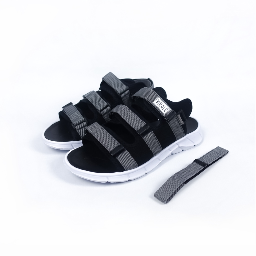 Sandal Slide Pria Model Gunung - Sandal Traveling Kekinian Virale PL-01 ARMY