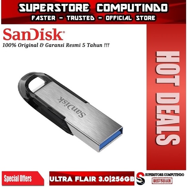 Flashdisk SanDisk Ultra Flair USB 3.0 256GB CZ73 | SanDisk CZ73 256GB