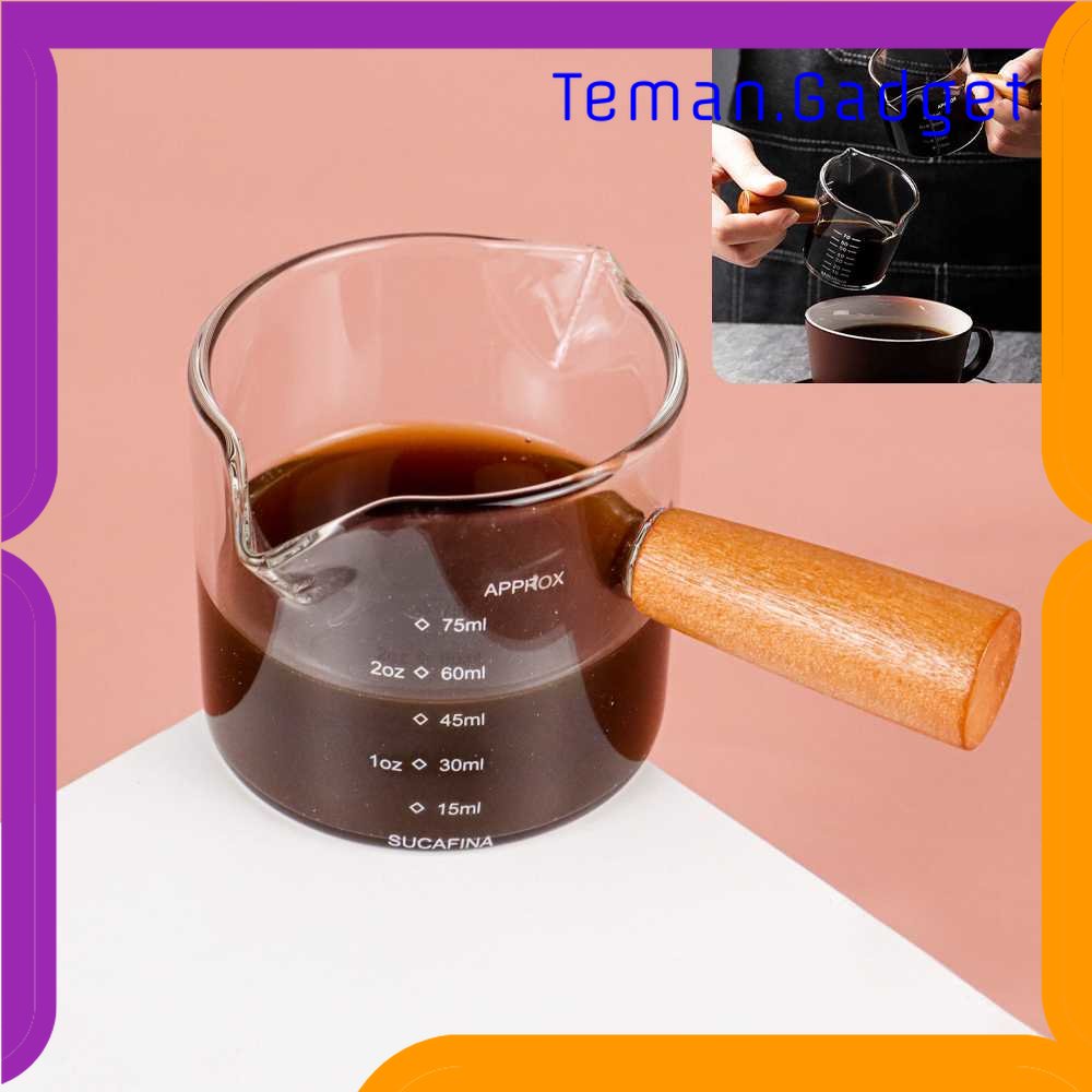 TG - DPR One Two Cups Gelas Takar Espresso Measuring Cup Double Mouth - S08