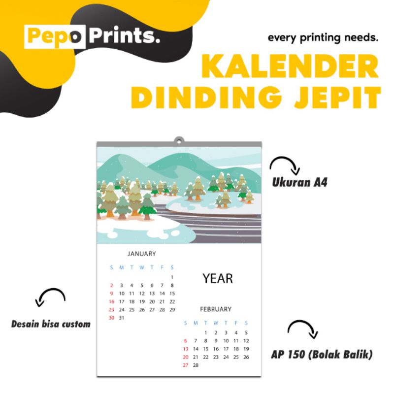 

Pepo - Kalender Dinding A4