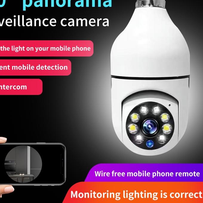 Menarik cctv lampu，kamera cctv wifi ，kamera cctv ，cctv outdoor，camera cctv ，cctv cameraHD Smart 1080