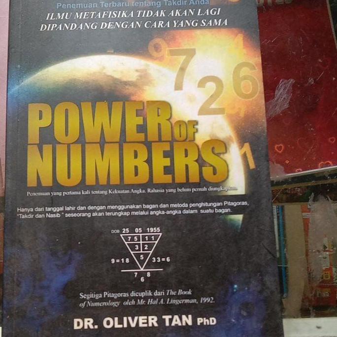 

D94♥ power of numbers oliver tan Pasti Laris