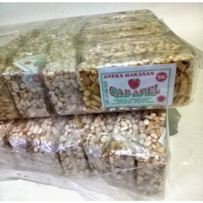 Gipang beras, brondong, gipang beras, gipang jagung