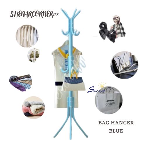 SHENAR GANTUNGAN TAS BAJU GANTUNGAN TOPI JAS JAKET / GANTUNGAN BAJU BERDIRI PORTABLE SERBAGUNA - BAG HANGER, SHENARCORNER168