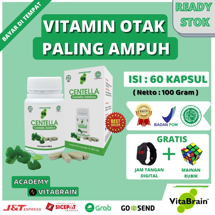 VITAMIN SUPLEMEN OTAK VITABRAIN MENINGKATKAN DAYA INGAT ANAK DEWASA