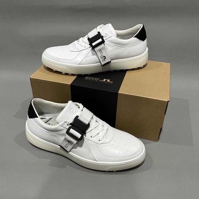 Ecco x J.Lindeberg Tray Golf Shoes White