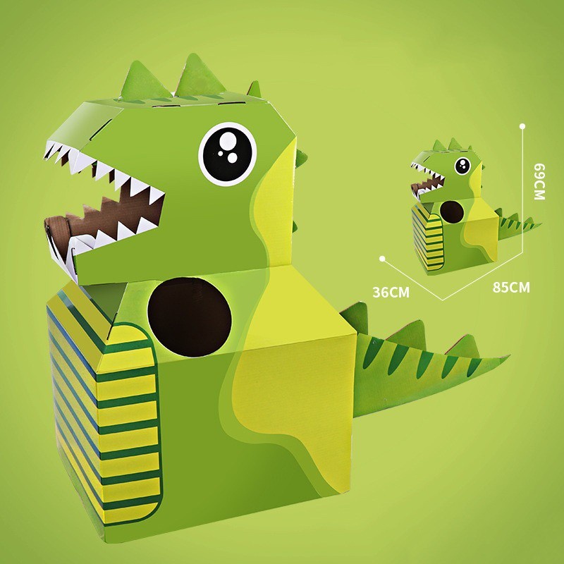 MOMBABY1 Kostum dinosaurus cardboard anak / kostum dinosaurus karton anak
