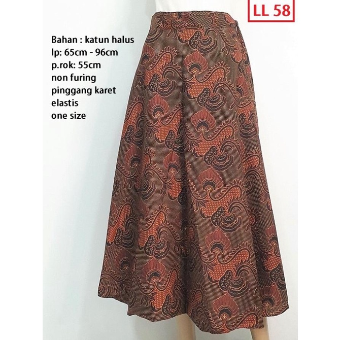 Bawahan Batik Rok Lilit Panjang Wanita