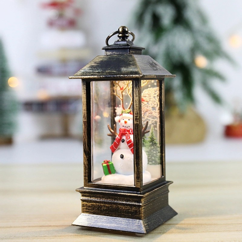 Lentera SnowGlobe Murah Pajangan LED Snow Globe Salju Hiasan Natal Hiasan Natal Harga Grosir Termurah Kotak Musik Natal Christmas Music Box