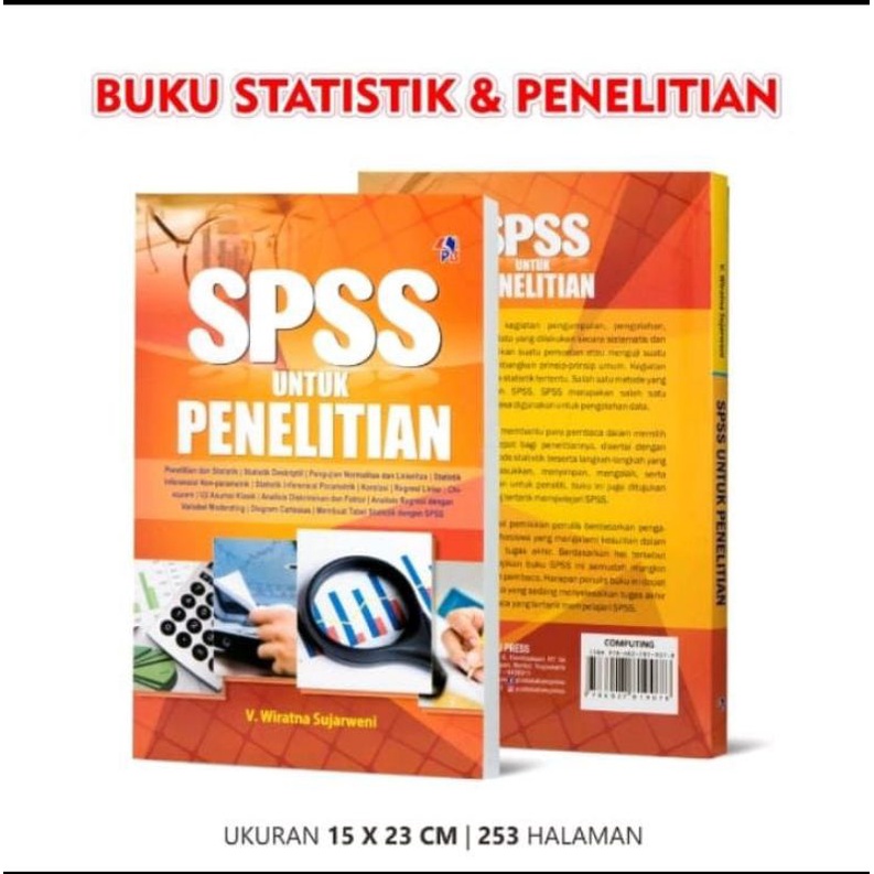 Buku Metodologi Penelitian / Buku Metode Penelitian : Buku SPSS Untuk Penelitian By. Wiratna Sujarwe