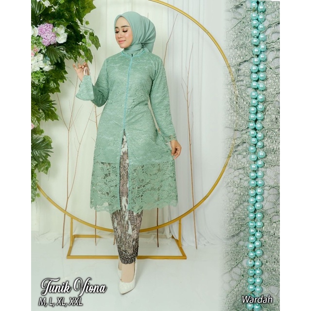 (Bayar di tempat) Kebaya Modern Busui payet Setelan Kebaya Tunik Brukat Busui Friendly Kebaya Modern Kebaya Bruka