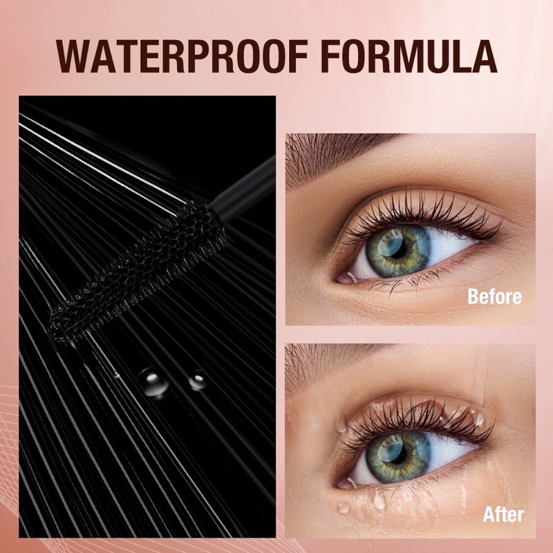 O.TWO.O 1015 Lash Bold Volume Lifting Mascara Long-lasting Waterproof  No Clumping Eye Makeup 1015