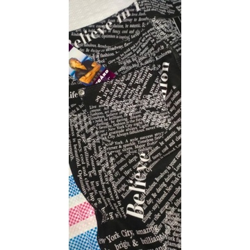 LUXE SLIMS JEGGING NEWSPAPER COLLANT-JEAN NYG WOMEN PANTS