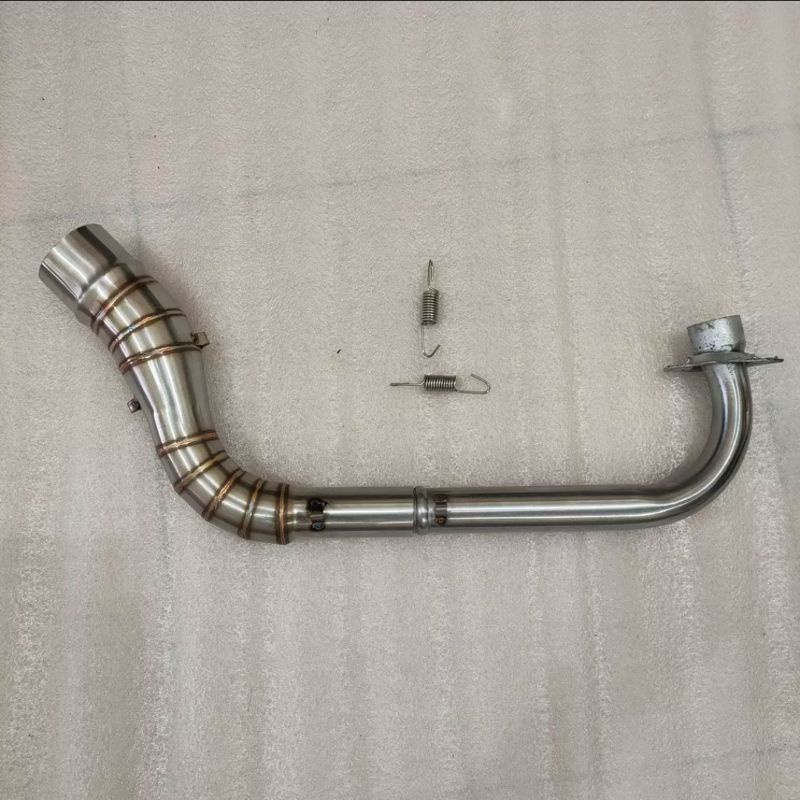 Leher leheran knalpot Mio smile sporty soul karbu Xeon karbu inlet 50mm