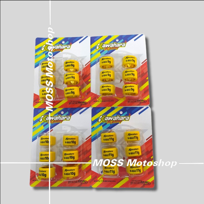 ROLLER KAWAHARA 8-13 GRAM NMAX AEROX LEXI MIO 125 XEON ORIGINAL