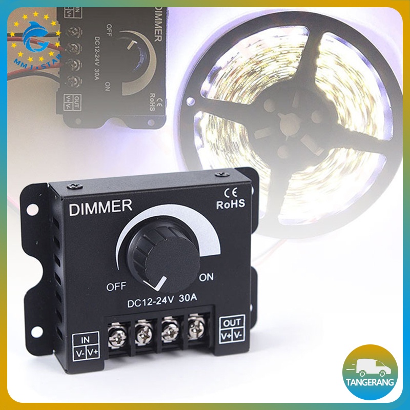 【DC 12V-24V】Pengatur Kecerahan/LED Strip Brightness Adjuster/Lampu Dimmer