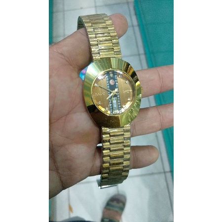 jam tangan pria  jam klasik quartz jam vintage jam gold pria ds