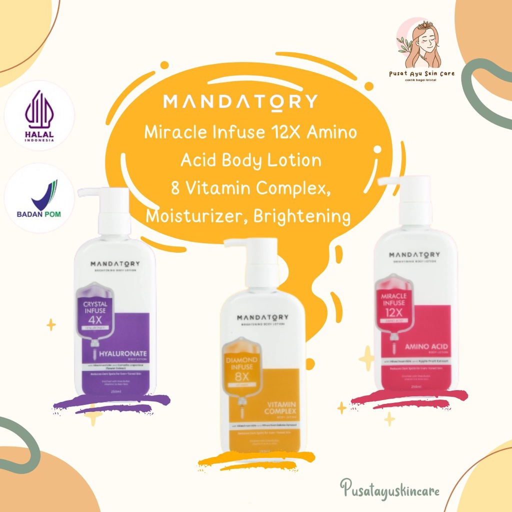 Jual Mandatory Skin Brightening body lotion Shopee Indonesia