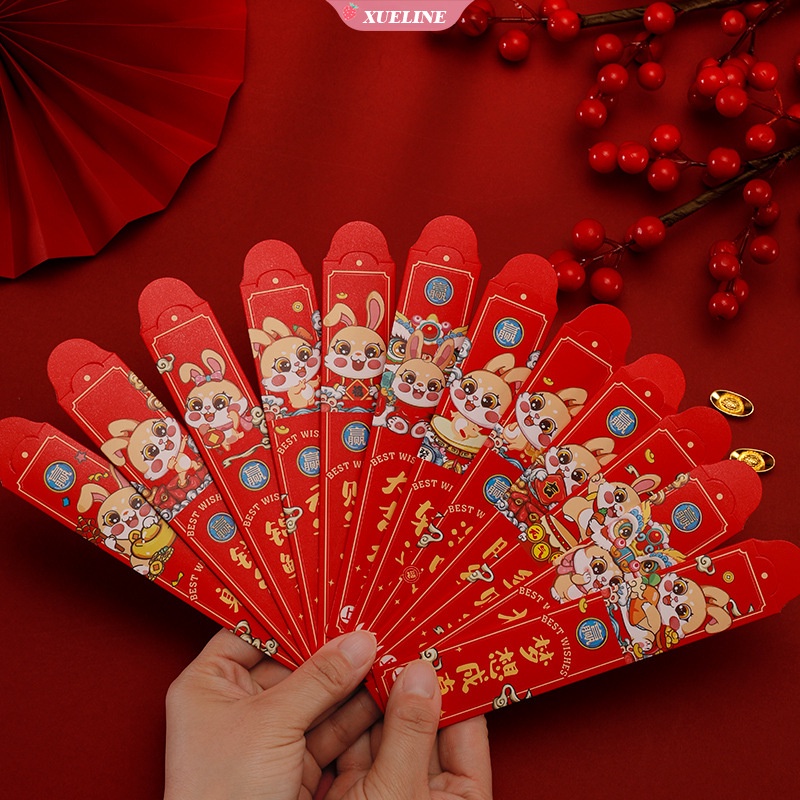 2023thn blind box draw type red packet bag rabbit New creative Chinese New Year wedding pressure money Paket Merah [ZXL]