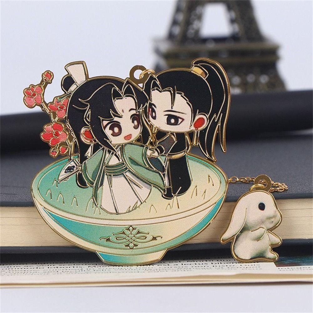 Mxbeauty Bookmark Anime Perlengkapan Sekolah Siswa Wei Wuxian Lan Wangji Mo Dao Zu Shi Kertas Cilp