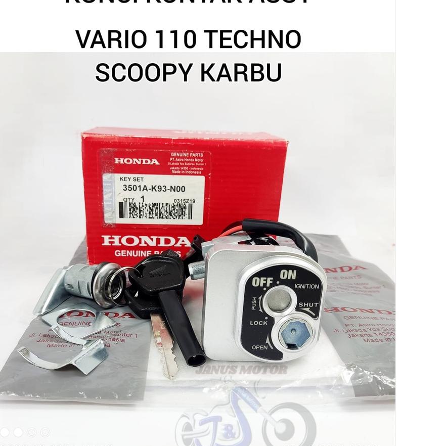 ➲➛☆ Kunci kontak set VARIO 110 TECHNO SCOOPY KARBU kualitas ORIGINAL orisinil pasti presisi dan awet