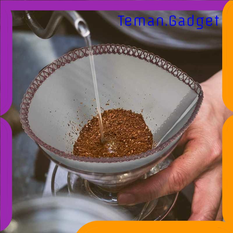 TG - DPR FGHGF Filter Penyaring Kopi V60 Cone Coffee Dripper Reusable - FGX60