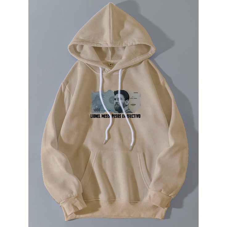 Sweater Hoodie pria wanita Messi Money terbaru /sweater pria wanita kekinian / Hoodie Jumper Bahan Fleece Ukuran M L XL XXL