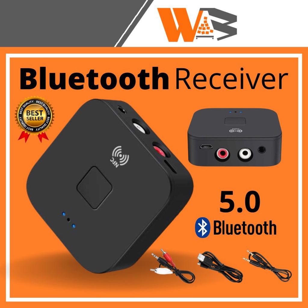 COD Bluetooth Audio Receiver Bluetooth 5.0 Nfc Penangkap Penerima Sinyal Bluetooth