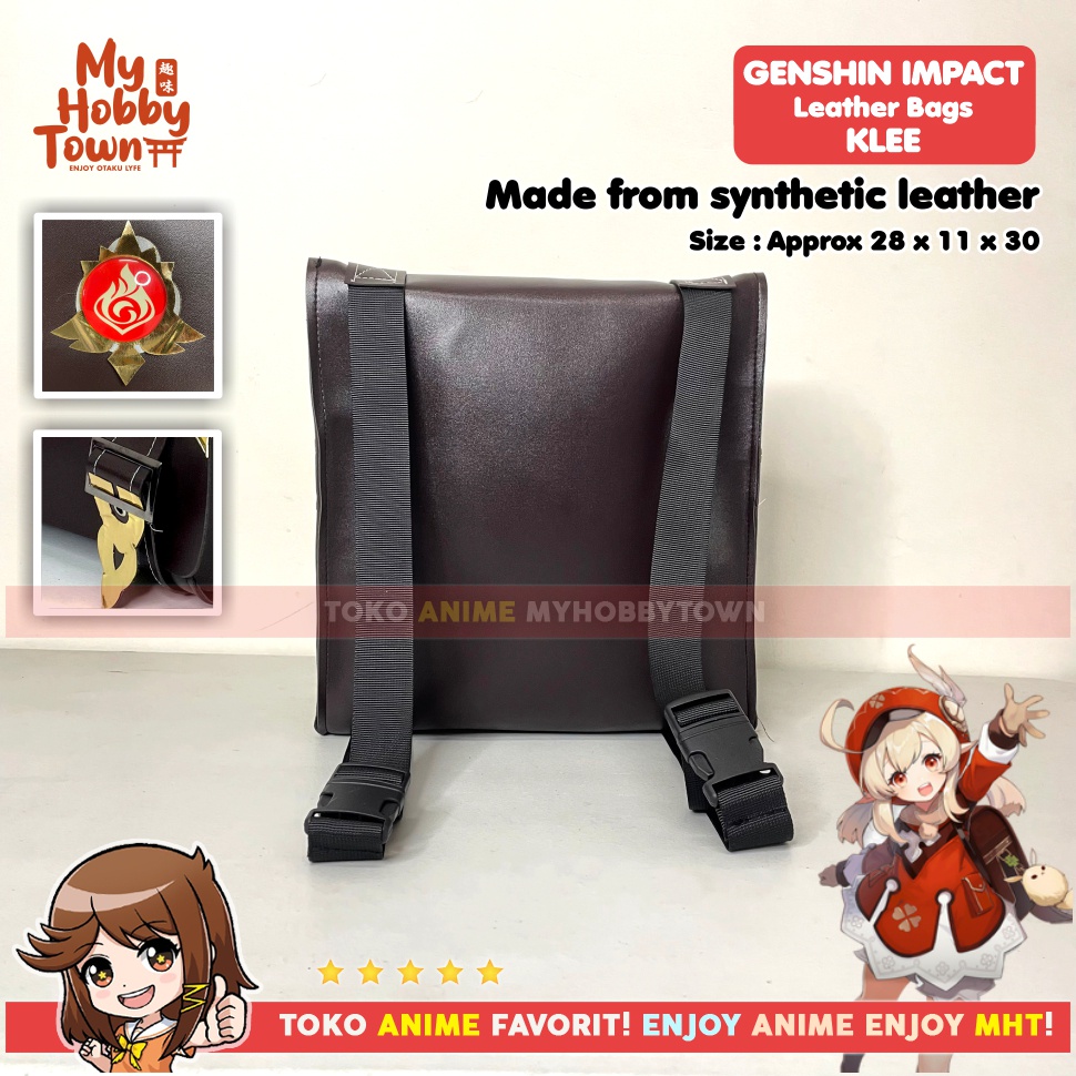 Tas Backpack Ransel Anime Game Genshin Impact Klee