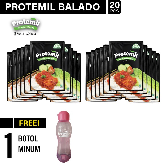 

Protemil Balado 20Pcs + Free Botol Minum Tx07S0X-