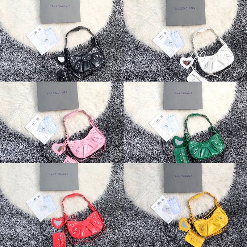 TAS FASHION BALEN CAGOLE HALF MOON HOBO FREE PAPER BAG BEST SALLER