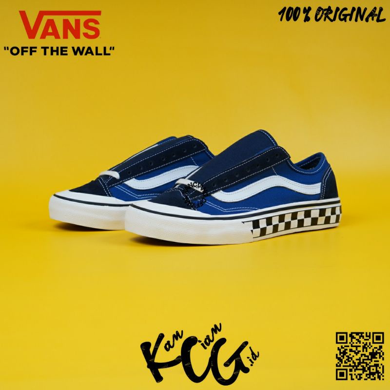 Vans Old Skool Style 36 Decon Sf Navy Chekerboard Original 100% Bnib