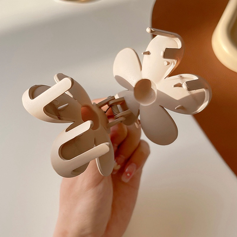 Baru Wanita Fashion Claw Clip Coffee Hitam Akrilik Besar Rambut Cakar Korea Untuk Gadis Hiu Klip Hiasan Kepala Jepit Aksesoris Rambut