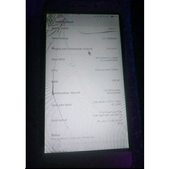 mesin redmi 4 ram 3 /32